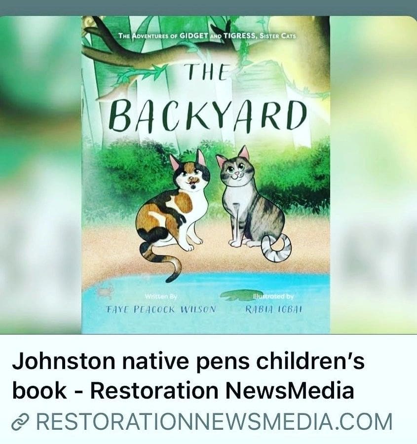 The backyard by johnston native pen children's book restoration news media.