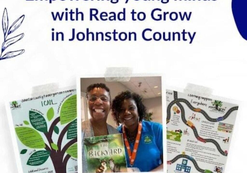 Empowering young minds with read to grow in johnston county.