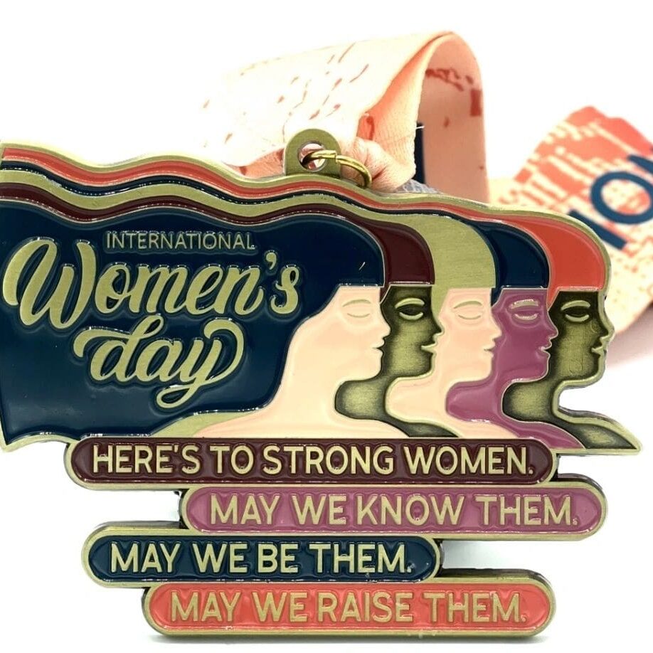 International women's day medal.