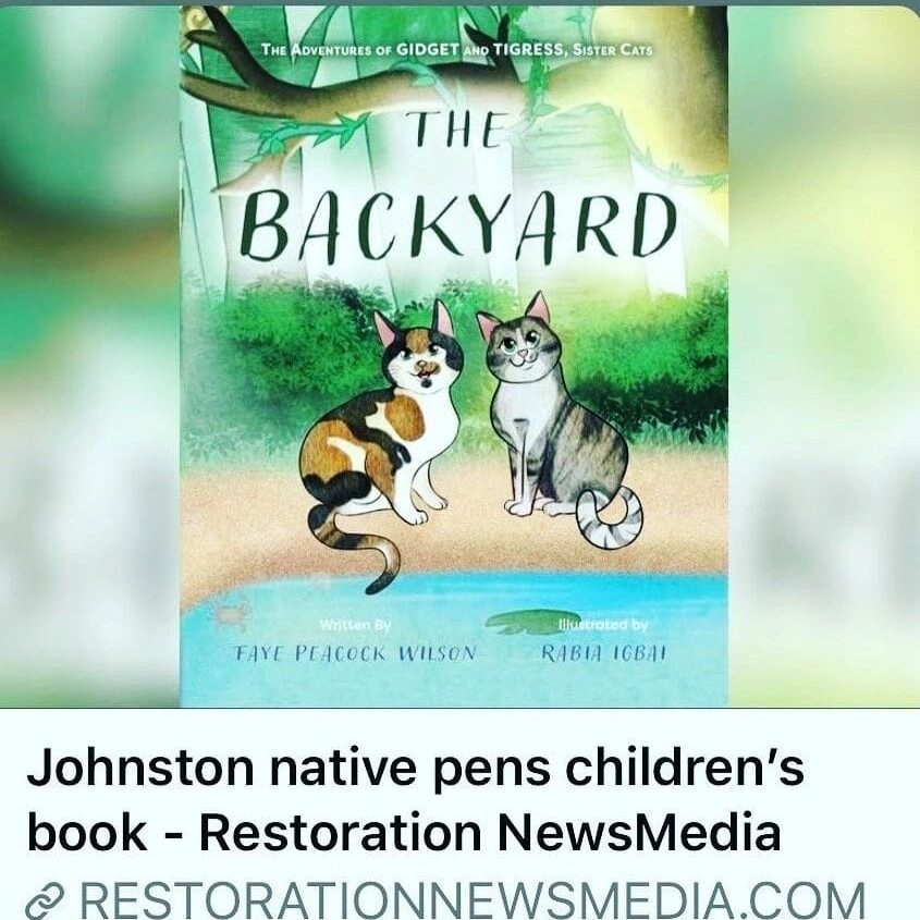 The backyard by johnston native pen children's book restoration news media.